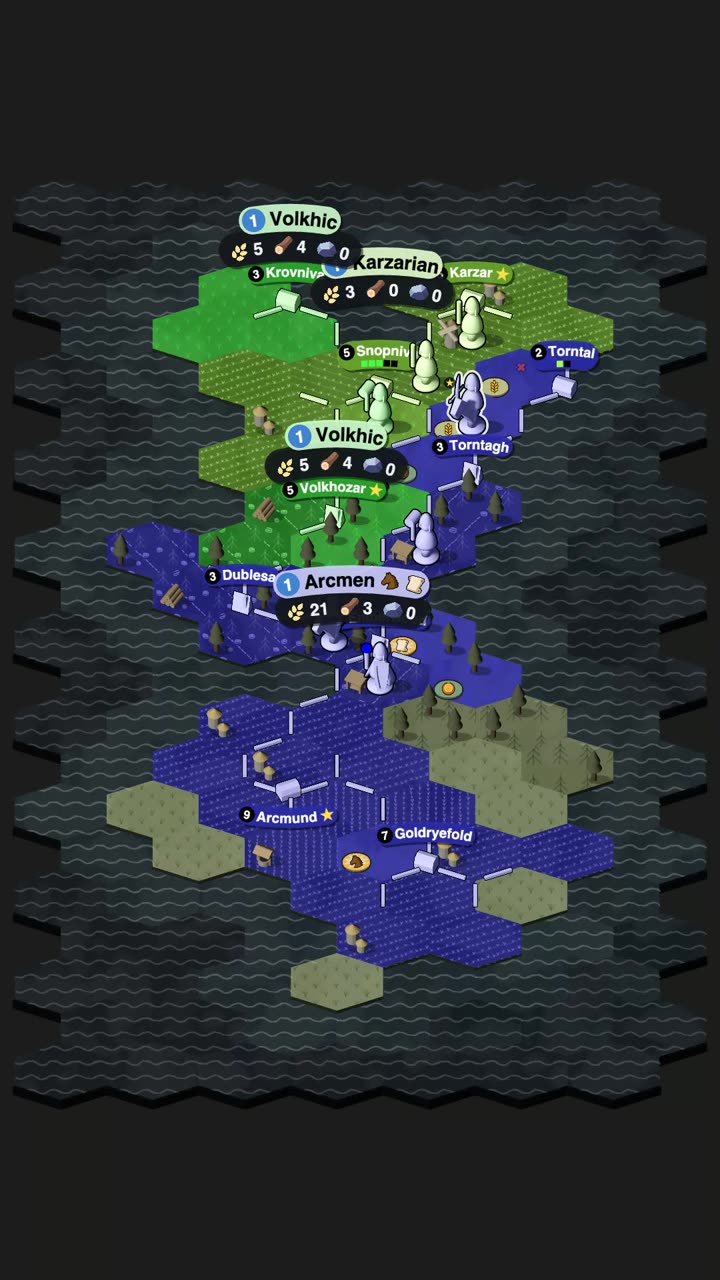 A fight in the latest Daily Game, the moment after the blow landed.